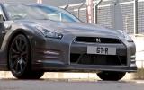 From the splitter backwards, the floor has been made as flat as possible, to aid downforce Nissan GT-R front end