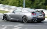 Facelifted Nissan GT-R spied