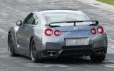 Facelifted Nissan GT-R spied