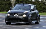 Nissan Juke-R hits the track