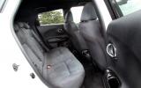 Nissan Juke Nismo rear seats