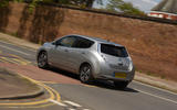 Nissan Leaf rear cornering