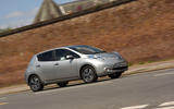 Nissan Leaf cornering