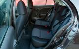 Rear passengers benefit from more shoulder room than in the outgoing Micra Nissan Micra rear seats