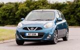 Nissan Micra cornering