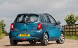 Nissan Micra rear cornering