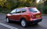 High kerb weight hurts economy in the Qashqai Nissan Qashqai rear quarter