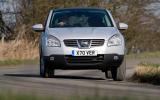 Ergonomically the Qashqai is good, but dials look cheap and some switches are fiddly Nissan Qashqai cornering