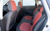 Rear seats in the standard five-seat Qashqai lack the flexibility offered in the Skoda Yeti and Peugeot 3008 Nissan Qashqai rear seats