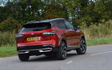 Nissan Qashqai e Power review 2025 03 rear cornering