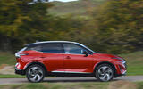 Nissan Qashqai e Power review 2025 19 side panning