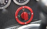 Three-position toggle switch with ‘road’, ‘track’ and ‘race’ modes regulates the turbo boost settings Noble M600 dynamic driving module