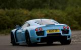 The steering is well weighted and accurate but free from skitishness Noble M600 rear cornering