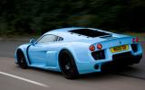 The M600 it takes just 2.2sec to go from 40-60mph in cog four Noble M600 rear quarter