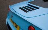 Vents in the rear deck aid cooling for the 650bhp motor Noble M600 rear air vents