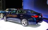 Revised Infiniti Q70 shown in New York