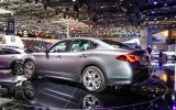 Revised Infiniti Q70 shown in Paris