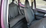 Peugeot 107 rear seats