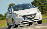 Peugeot 208 cornering