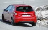 Peugeot 208 GTi rear cornering