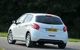 Peugeot 208 rear cornering