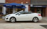 Peugeot 308 CC roof down