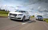 Peugeot 508 cornering