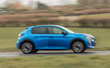 peugeot e 208 review 2024 14 panning side