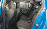 peugeot e 208 review 2024 20 back seats
