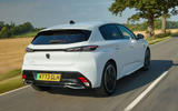 peugeot e 308 review 2023 06 rear action peugeot e 308 review 2023 06 rear action