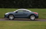 Come off the throttle in the wet too abruptly and understeer can quickly become oversteer Peugeot RCZ side profile