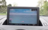 Sat-nav graphics are beginning to look outdated by comparison with many of the newer units and the controls aren't intuitive Peugeot RCZ infotainment system