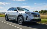 Peugeot 5008 hybrid front driving Peugeot 5008 hybrid front driving