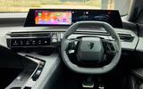 Peugeot 5008 hybrid interior dashboard screen Peugeot 5008 hybrid interior dashboard screen