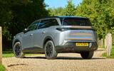 Peugeot 5008 hybrid rear three quarter static Peugeot 5008 hybrid rear three quarter static