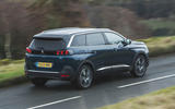 Peugeot 5008 Hybrid review 2024 17 rear panning Peugeot 5008 Hybrid review 2024 17 rear panning