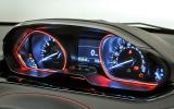 Peugeot 208 GTi instrument cluster