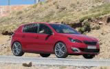 More powerful Peugeot 308 hatchback spied