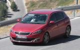 More powerful Peugeot 308 hatchback spied