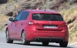 More powerful Peugeot 308 hatchback spied