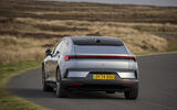 Polestar 4 rear cornering Polestar 4 rear cornering