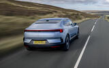 Polestar 4 rear tracking Polestar 4 rear tracking