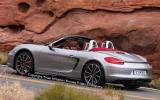 New Boxster caught undisguised New Boxster caught undisguised