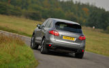 Porsche Cayenne rear cornering