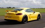 Porsche Cayman GT4 rear
