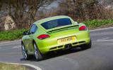 Porsche Cayman R rear cornering