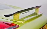 Porsche Cayman R rear wing