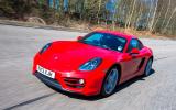 Porsche Cayman front quarter