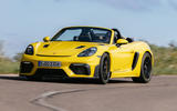 porsche gt4 rs sypder review 07 cornering front porsche gt4 rs sypder review 07 cornering front