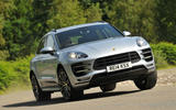 Porsche Macan cornering